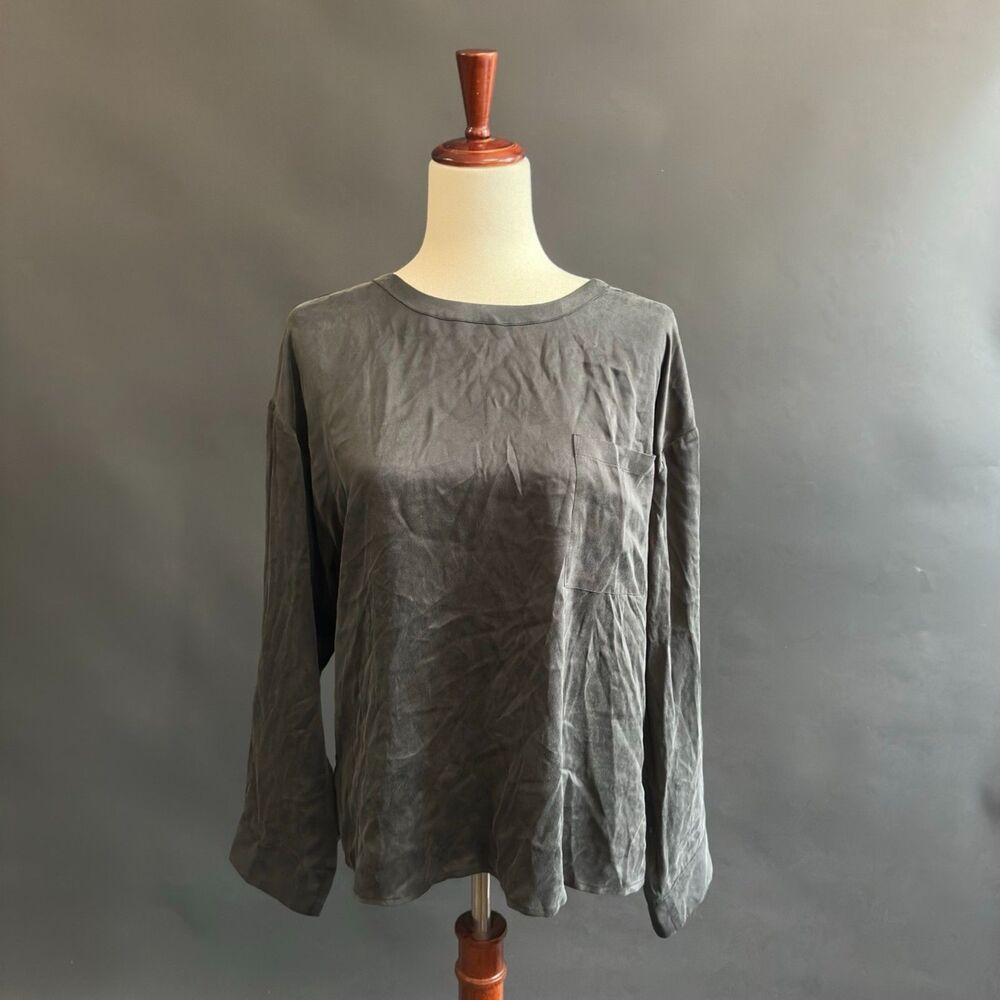 NWT Lunya 100% Washable Silk Top S